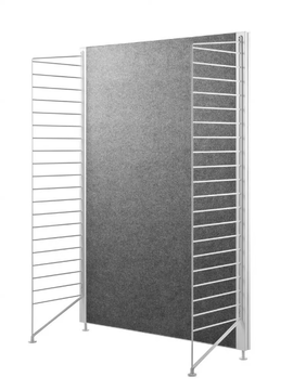 WORKS - Sound absorbing polyester office screen by String Furniture - view 3
